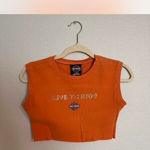 Harley Davidson crop top